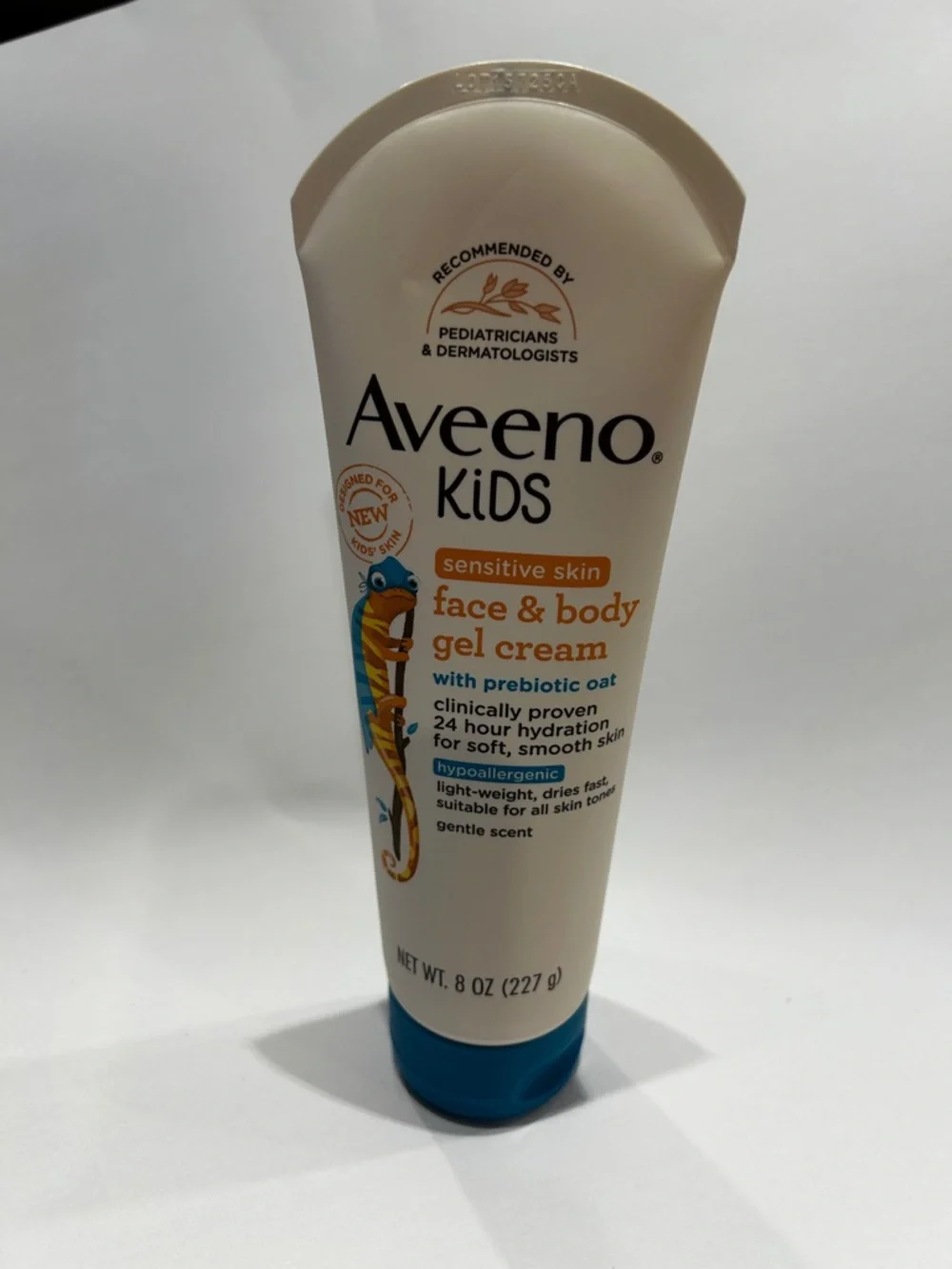Sensitive Skin Face & Body Gel Cream - Gentle Hydration (Cream/Blue)